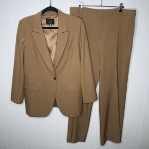 Banana Republic Women’s 2 Piece Blazer Trouser Pants Suit Sculpted Stretch 16
